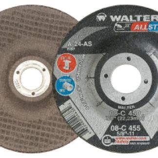 Walter Surface Technologies 08C450 GRINDING WHEEL 4-1/2" X 1/4"